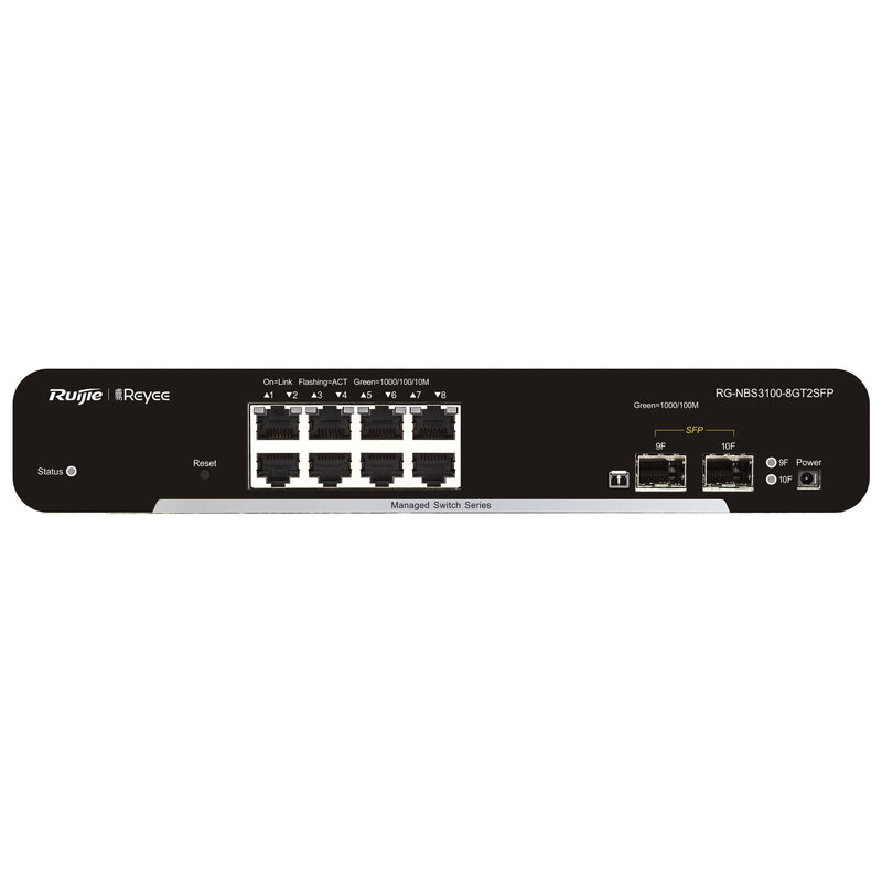 Switch Ruijie Reyee RG-NBS3100-8GT2SFP 5-PORT 10/100Mbps Desktop Switch