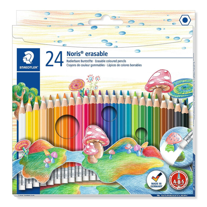 Staedtler Pencils Colours Noris Borrable Case 24