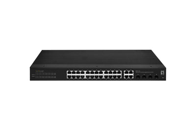 Levelone Switch 28X Ge IGS-2128 4XSFP, 24x RJ45 Ports Sw — image 1