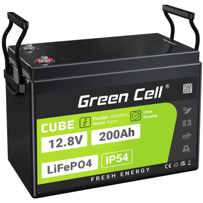 Green Cell LFPGC12V200AH Battery Sistema UPS Fosfato Hierro-litio (LIFEPO4) 12,8V 200AH — image 1