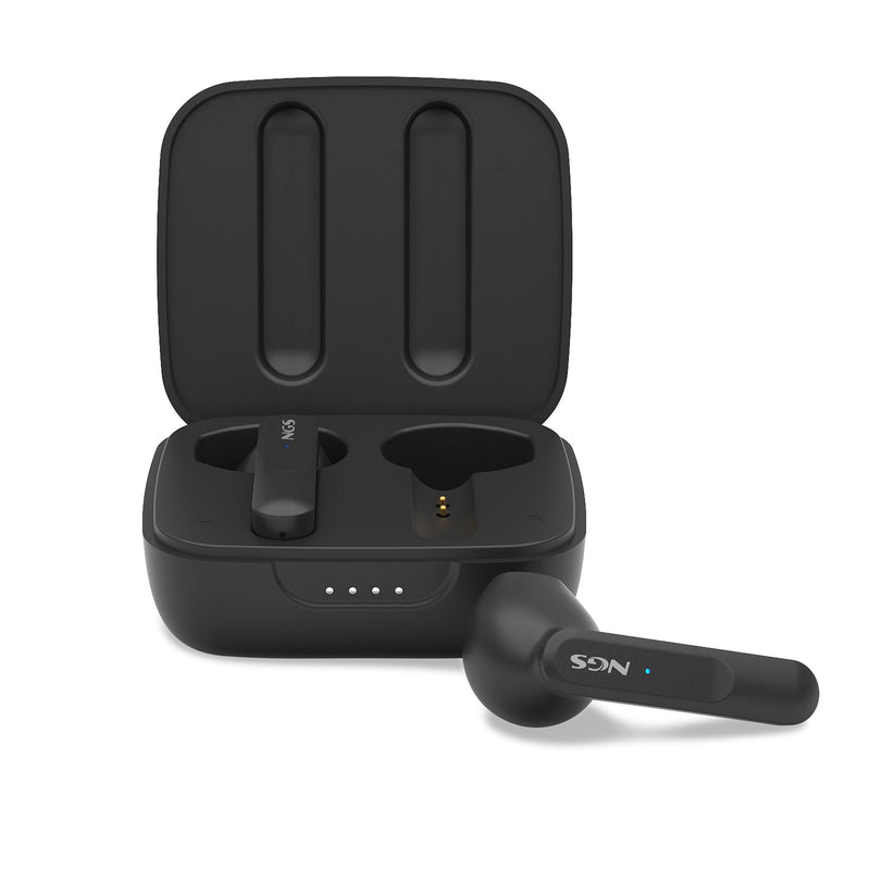 Ngs Headphones Bluetooth Ártica Move With Case Charging Battery Life 7H Azules