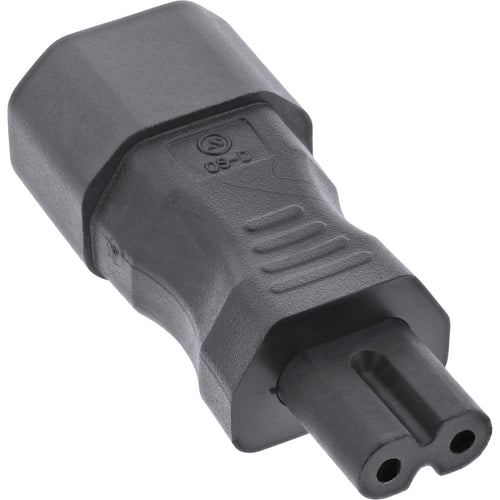 Inline Adapter Power IEC 60320 C14 / C7 3 Pines a 2 Pines — image 1