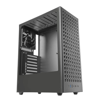 Mars Gaming PC Case ATX MC-T800 Front Airdot Mesh 4X Fans Fdb Cablehatch USB-C Black — image 1
