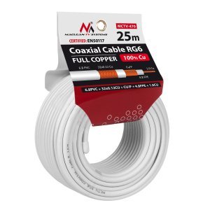 Cable Koncentryczny RG6 25M MCTV-470