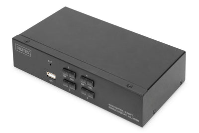 Digitus KVM Switch, 4-PORT, Single-display, 4K, HDMI — image 1