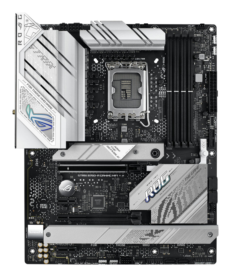 ASUS Board Rog Strix B760-A Gaming Wi-Fi, INTEL,1700,B760,4DDR5,128GB, HDMI + DP,4SATA + 3M.2,3USB 3.2 + 2USB-