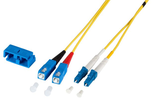 Efb Duplex Network Cable Lc-sc OS2 G652D 0,5M Lszh 2MM Yellow