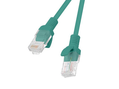 Lanberg Network Cable CAT.6 UTP 1M Green 10-PACK — image 1