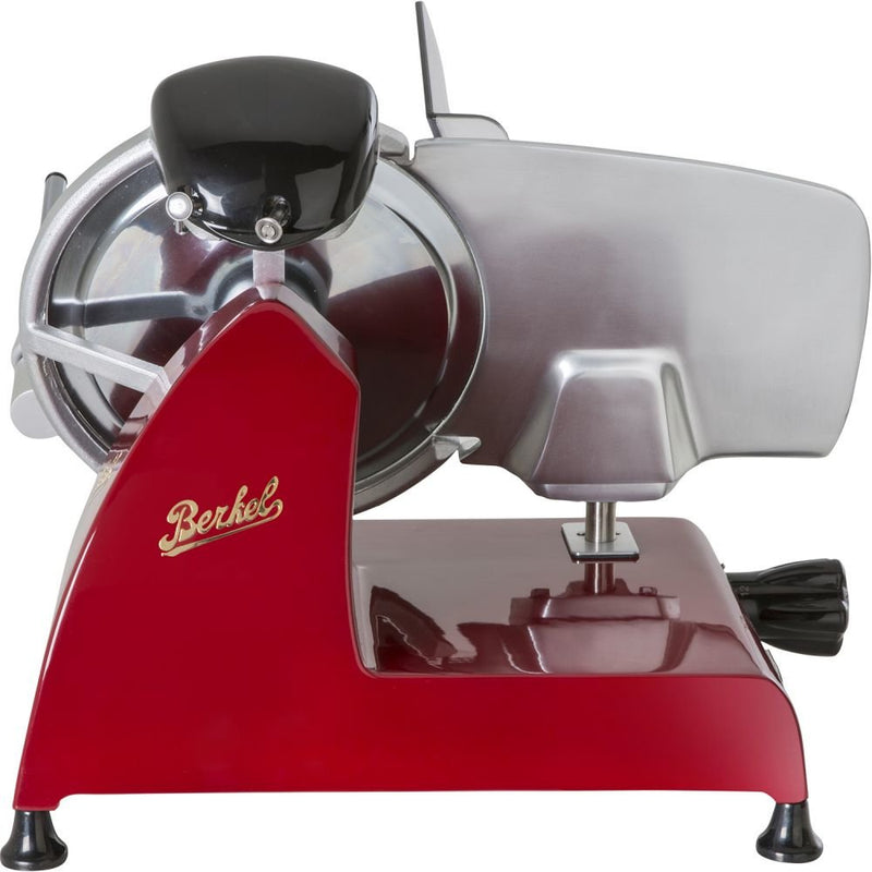 Berkel Network Line 250 Rebanadora Eléctrico Rojo Plata Steel Inoxidable