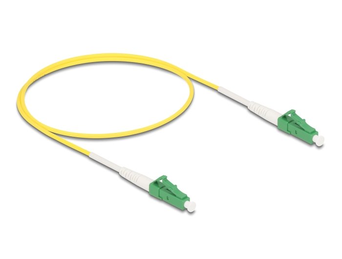 Delock Cable Lichtwellenleiter Lc-apc Zu Lc-apc Simplex Singlemode OS2 0,5M