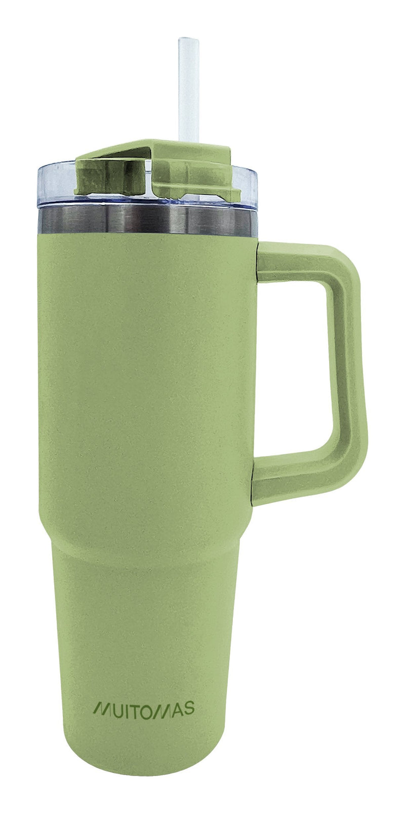 Muitomas TRAVELMUG900GN Mug Travel 900ML Green Steel Inoxidable