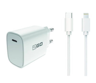 2GO Charger Netz-ladeset Power Delivery White Lightning 1x USB Type C — image 1