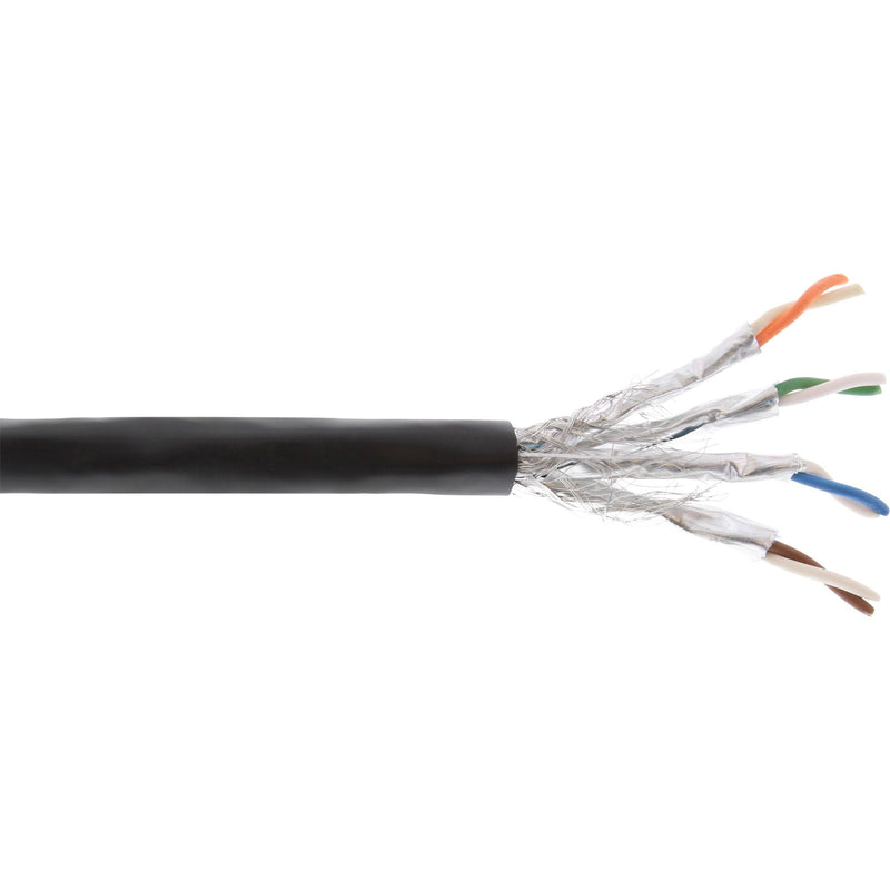 Inline Network Cable Outdoor S/FTP Pimf CAT.7A Awg 23 Cobre 1200MHZ Pe Black 300M