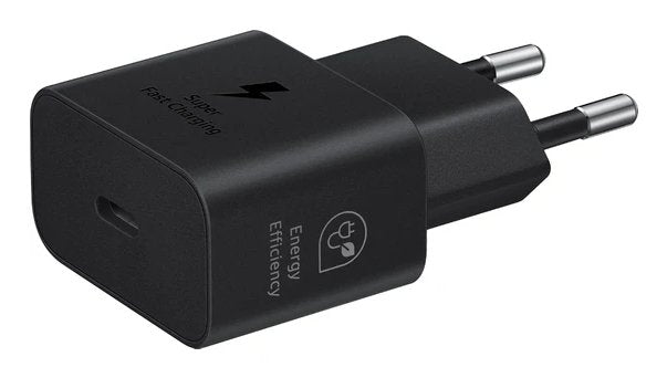 Samsung Charger Type C 25W Black USB Charging Rápida 1 Port 5V ( Without Cable