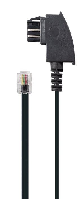 Schwaiger Tae Cable Tae-n - RJ11 6P4C 10M Black