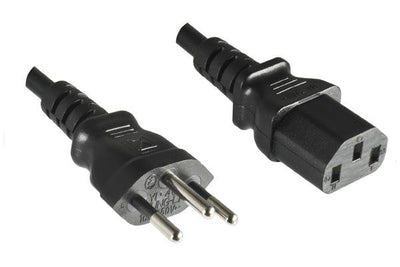 Dinic Cb-n-s-i Cable Transmisión Black 1,8M Plug Type J C13 Acoplador — image 1