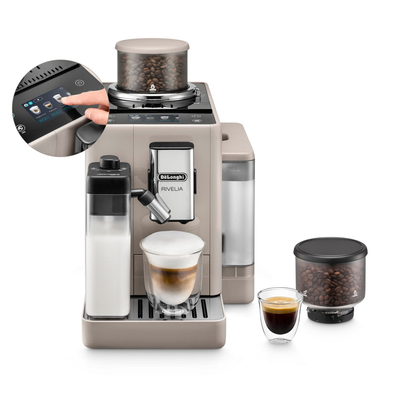 Delonghi Rivelia Sand Beige EXAM440.55.BG, Totalmente Automatic Beige EXAM440.55.BG