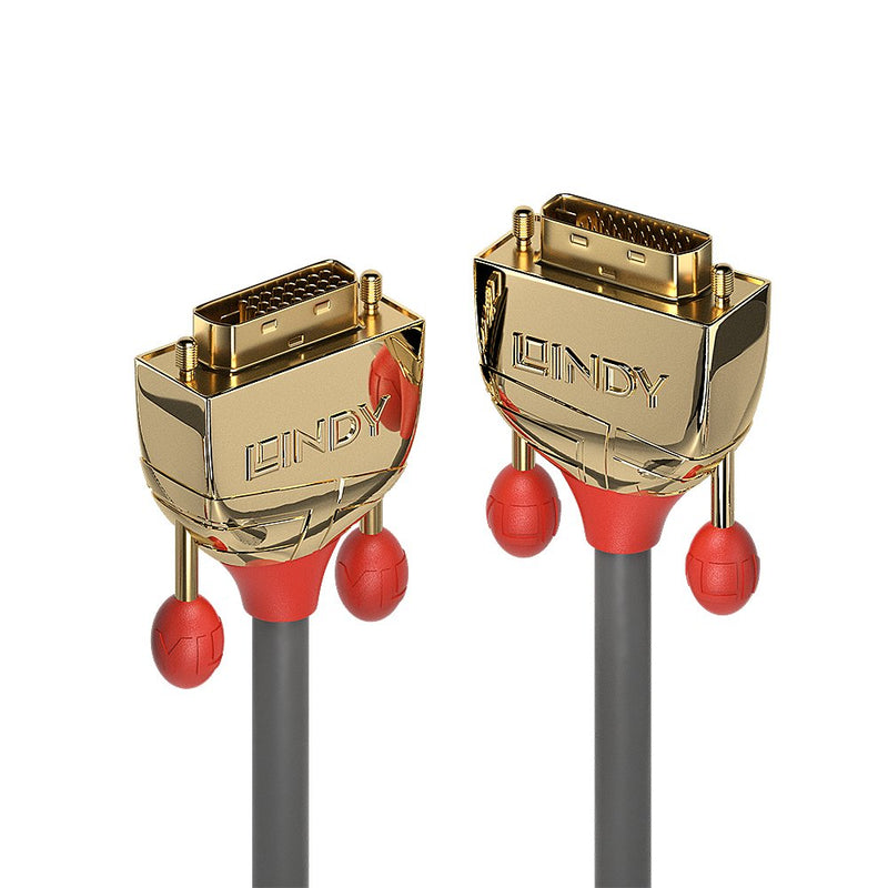 Lindy Cable DVI-d Dual Link, Line Gold, 2M