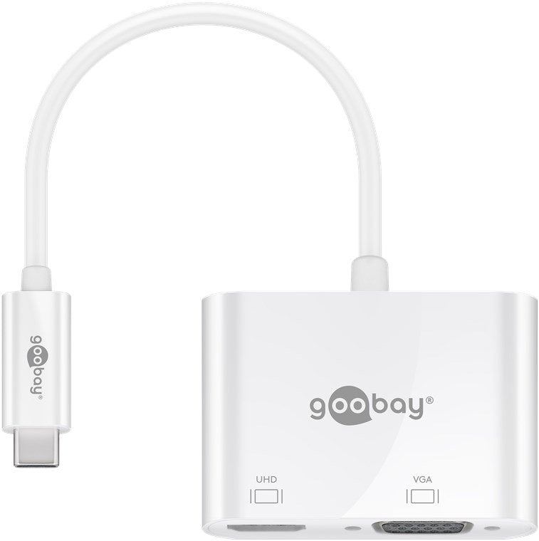 Goobay USB-C Multiport-adapter HDMI + VGA