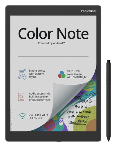 Pocketbook Colour Note Lectore E-book Screen Touchscreen 32GB Wi-Fi Black Blue — image 1