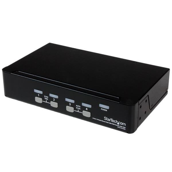 StarTech Data Switch KVM 4X1 Mon + Tec + Rat USB