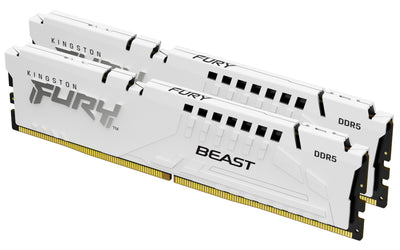 Kingston Memory Fury Beast 32GB 2X16GB DDR5 5600MT S DDR5 CL36 White Expo KF556C36BWEK2-32 — image 1