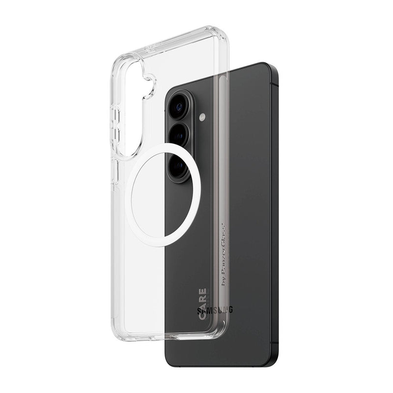 Panzerglass Care Urban Explorer Case Transparentee W. White Qi Samsung Galaxy S26 +