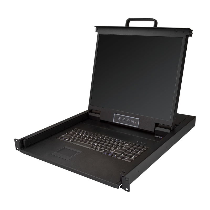 StarTech.com Console KVM Assembly Rack Servers Keyboard QWERTY KVM VGA 1 Port With Monitor LCD 19 Switch KVM 1