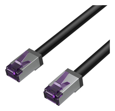 Flexline Network Cable CAT.6A S/FTP Kurze Bauform Black 20,0M — image 1