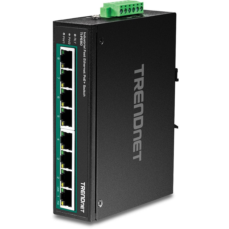 Trendnet Switch TI-PE80 8 Ports RJ-45 Gigabit 10 100 PoE