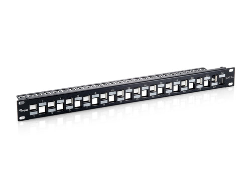 Equip Patchpanel 24x RJ45 CAT.6A 19 1HE Keymone — image 1