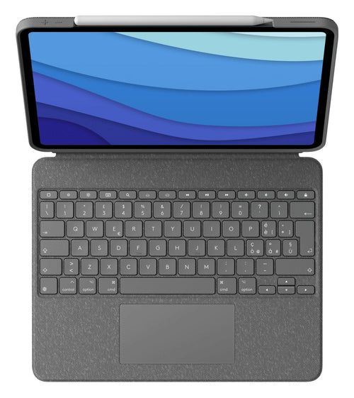 Logitech 920-010212 Keyboard Mobile Phone QWERTY Italian Smart Connector Grey — image 1