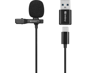 Sandberg Streamer USB Clip Microphone — image 1