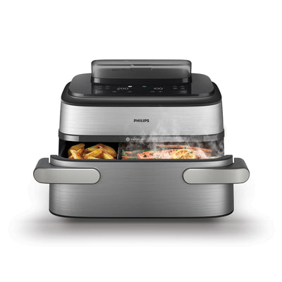 Philips Airfryer NA565 02 Megabasket 9,5L 2750W Silver Black (NA565/02) — image 1