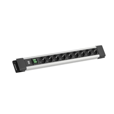 Bachmann Connectus 9XCEE7 3, 1XSCHALTER 2,0M CEE7 7 Grey — image 1