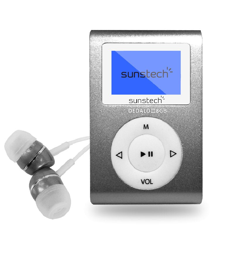 Sunstech Reproductor MP3 Dedalo Iii 8GB Radio Fm Grey