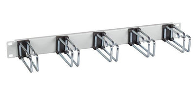 Panel Gestión Cables Efb 19 And 1U, 5 X 75MM Double Cara, Panel Front RAL9005 — image 1