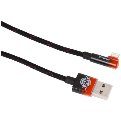 Baseus Data Cable Lightning 2.4A 2MT Mvp 2 Elbow-shaped Network Black CAVP000120 — image 1