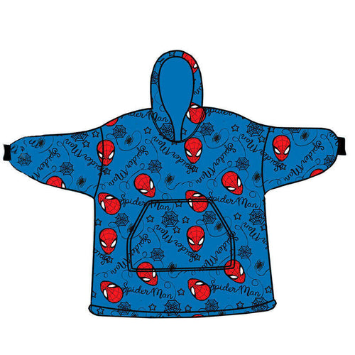 Marvel Bata Hoodie Oversize Spiderman Coral Kids — image 1