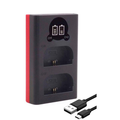 Baxxtar Pro Charger LCD Dual For LP-E6 — image 1