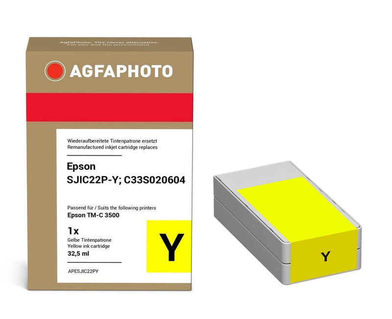 Agfa Photo Ink Yellow APESJIC22PY 32,5ML