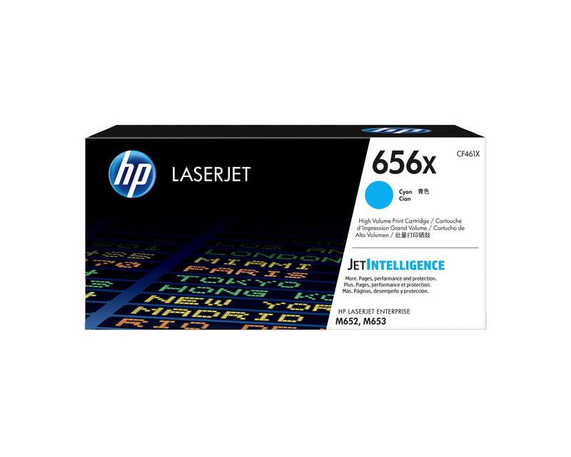 HP Genuine Toner 656X Cyan CF461X