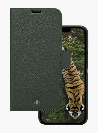DBRAMANTE1928 New York Case With Cover Phone Mobile Phone Green Perenne Apple Iphone 12 Pro