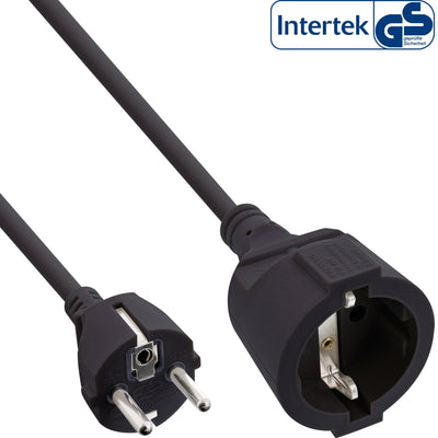 Inline® Power Cable Extensión Type F Black 10M — image 1
