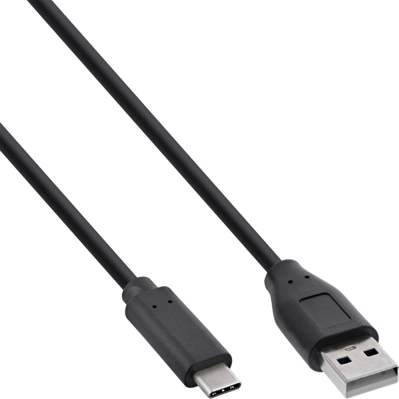 Inline Cable USB 2.0, Type-c Male a Male Black 1M