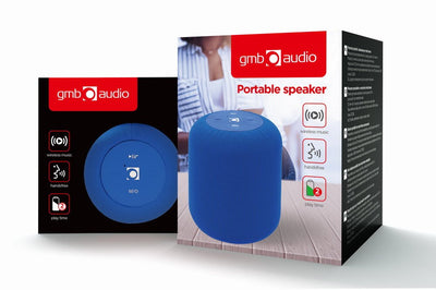Gembird Speaker 5W Bluetooth With Micro Blue — image 1