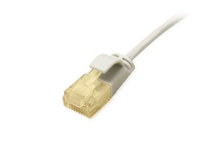 Equip Network Cable CAT.6A Slim U UTP 2x RJ45 3.00M Grey Lszh — image 1