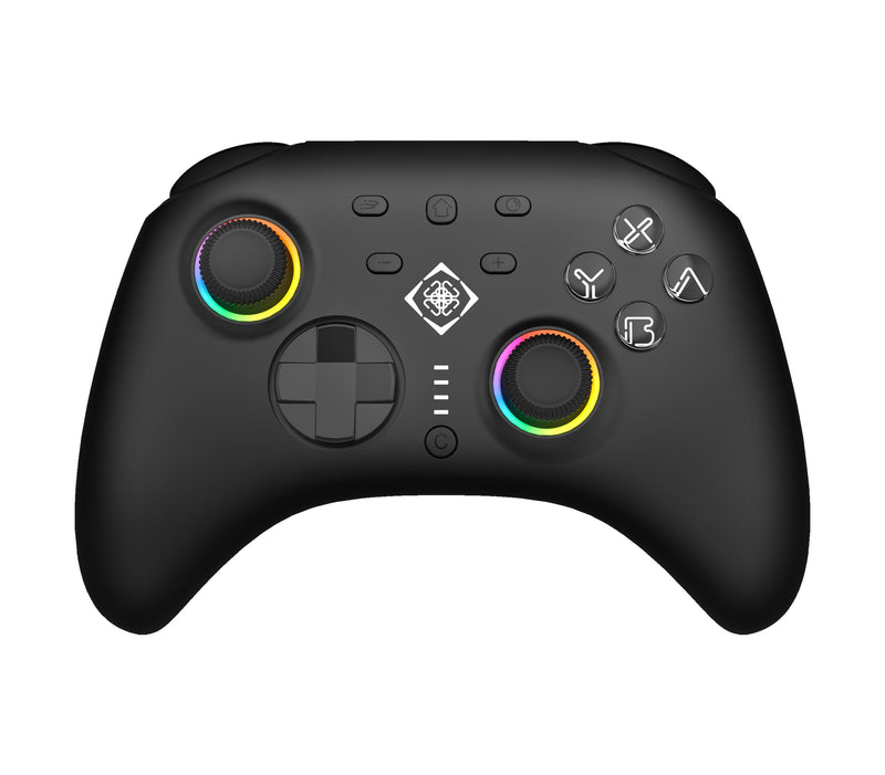 Deltaco Controller 2 C Taste RGB Wireless Black Switch