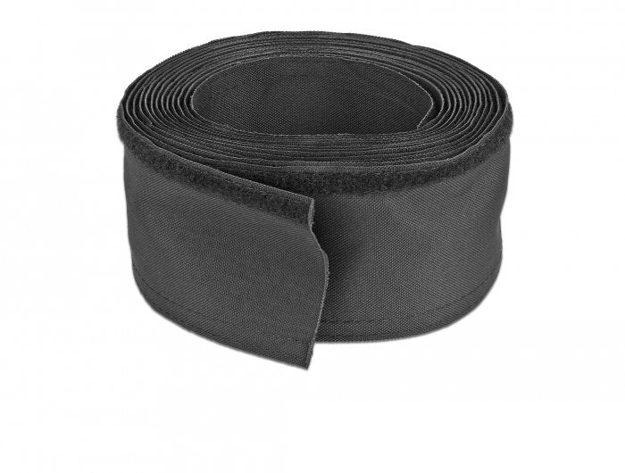 Delock Case With Closure Velcro 5M X 20MM Black