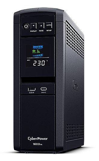 Cyberpower UPS Line Interactive CP1600EPFCLCD 1600VA-1000W 6 Salidas Formato Tower — image 1